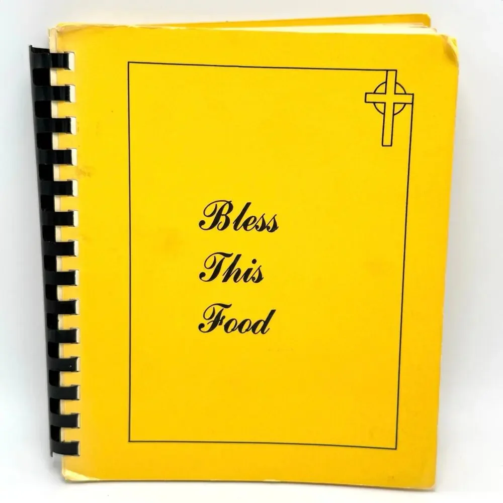 Vintage 1980s Helena Montana Lutheran Church Cookbook Recipes Bless This Food